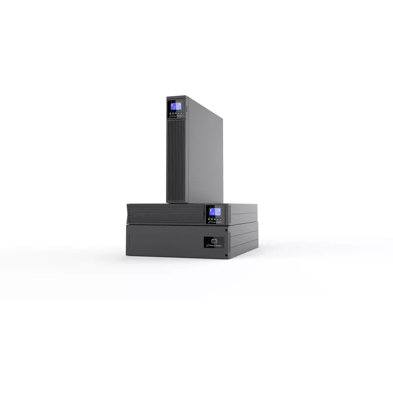 PowerWalker VFI 6000 ICT IoT 6000 VA 5400 W online-kaksoismuunnos-UPS IoT-moduulilla, torni/räkki 3U