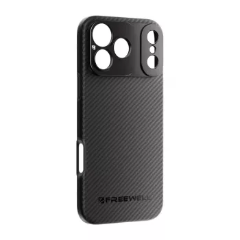 Freewell Sherpa Series -kotelo iPhone 17 Prolle 17mm kierteisellä objektiivikiinnikkeellä - musta