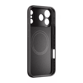 Freewell Sherpa Series -kotelo iPhone 17 Prolle 17mm kierteisellä objektiivikiinnikkeellä - musta