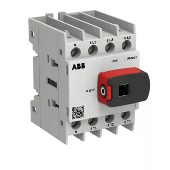 ABB OTOT40G1-4BSN1Plus 40A 4-napainen kuormankytkin, etukäyttö, DIN-kiskokiinnitys
