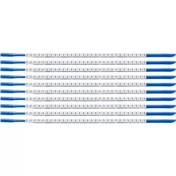 Brady SCN-07-1 klipsiholkki kaapelimerkitsin, merkintä 1, valkoinen, kaapelin halkaisijalle 1,9-2,4 mm, 300 kpl