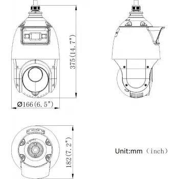 Hikvision DS-2SE4C425MWG-E/14(F0) 4 MP 25x verkkopohjainen PTZ-kamera AcuSensella