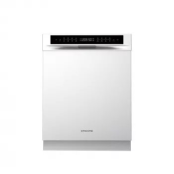 Dreame DZ402 Pro kalusteisiin asennettava astianpesukone DN15-DZ402PQWEU, 15 astiastoa, Wi-Fi, automaattinen oven avaus, C-luokka