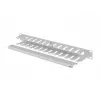 Lanberg 19 inch 1U kaapelinhallinta kannella Type-A harmaa