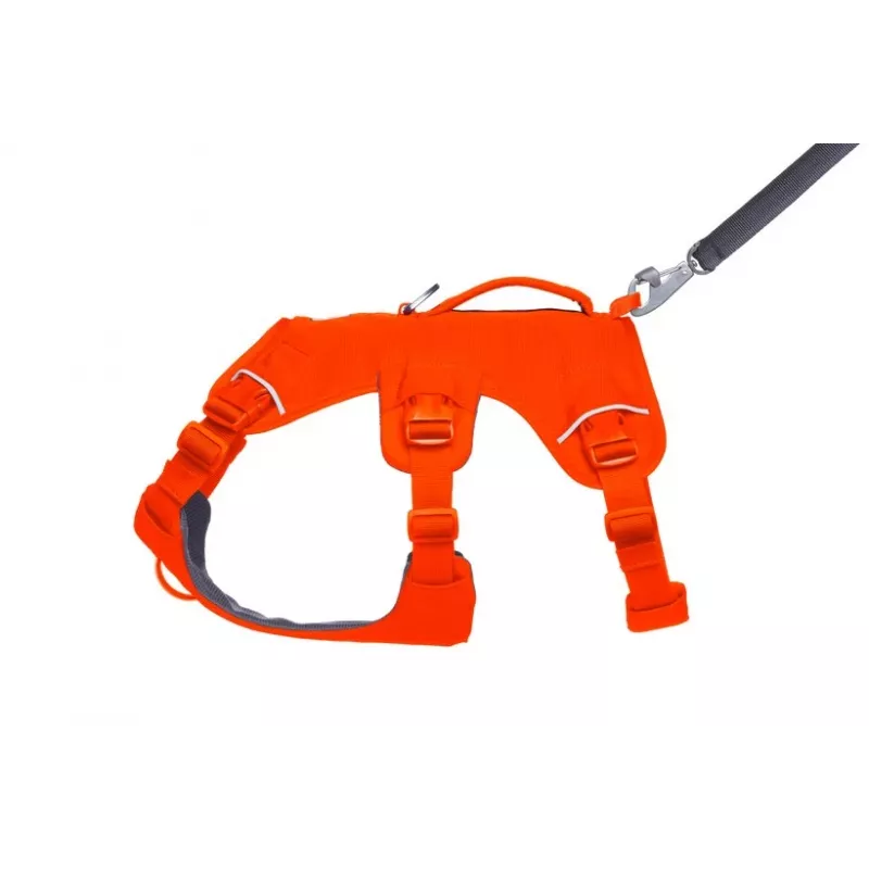 Ruffwear Web Master monikäyttöinen tukivaljas koirille, Blaze Orange, koko M