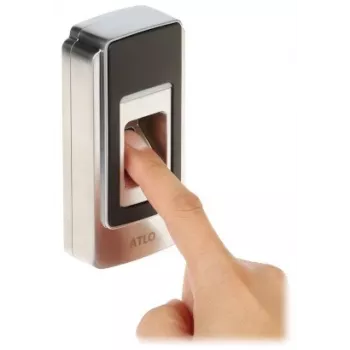 ATLO-RFM-505 sormenjälkilukija RFID- ja näppäimistökulunvalvontapäätteellä