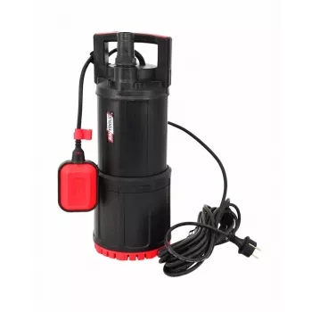 AWTOOLS AW Clean Water Pump 1200W uppopumppu puhtaalle vedelle kohokytkimellä, 14 000 L/h, 10,5 m nostokorkeus, ruostumaton teräs, 10 m kaapeli