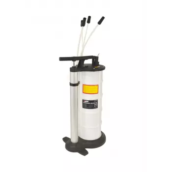 AWTOOLS AW15965 manuaalinen nesteimu 9L - 3 sondia, -0,8 bar tyhjiö, öljylle, vaihteistolle, jarrunesteelle