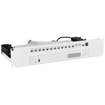 Rackmount IT 1U telineasennussarja Sophos XGS 87/107/116/126/136, musta