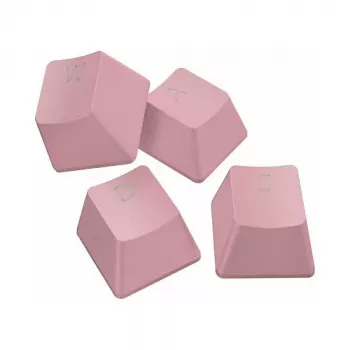 Razer PBT Keycap + Coiled Cable Upgrade Set, Doubleshot-PBT, USB-C-USB-A-spiraalikaapeli, Quartz Pink (RC21-01491000-R3M1)