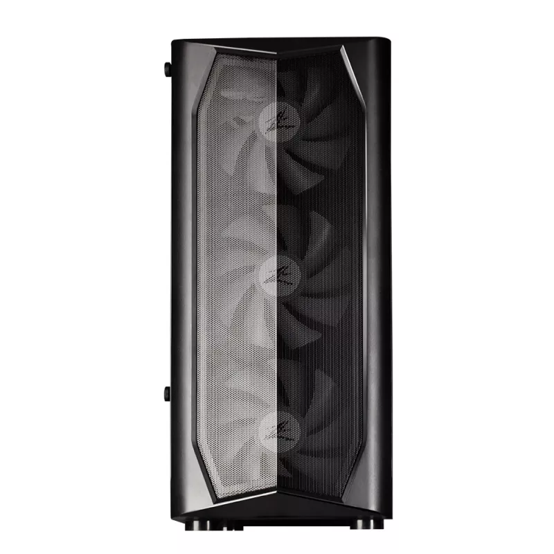 Zalman N4 Rev.1 Mid-Tower ATX-kotelo, 6 ARGB-tuuletinta, karkaistu lasi, musta
