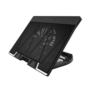 Zalman ZM-NS3000 17 tuuman 200mm tuuletin valkoinen LED kannettavan tietokoneen jäähdytysteline
