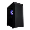 Zalman T3 PLUS mATX Mini-Tower PC-kotelo, musta, akryyli-ikkuna, 2 tuuletinta