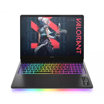 HP OMEN MAX Gaming 16-ah0013ns 16 tuuman WQHD 165Hz pelikannettava - Intel Core Ultra 9 275HX, 32GB DDR5, 1TB SSD, NVIDIA GeForce RTX 5070 Ti 12GB, Windows 11 Home, musta (kunnostettu)