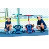 EzyRoller Drifter X jaloilla toimiva drift-kart lapsille 4-12+, punainen