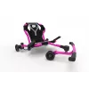 EzyRoller Drifter X pinkki drift-ajoneuvo gokart lapsille 6-14 vuotta, jalkakäyttöinen, säädettävä pituus 73-107 cm, max. 70 kg, käsijarru, PU-pyörät