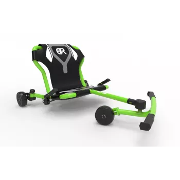 EzyRoller Drifter Pro X jalkakäyttöinen drift-gokart lapsille 10 vuodesta - vihreä