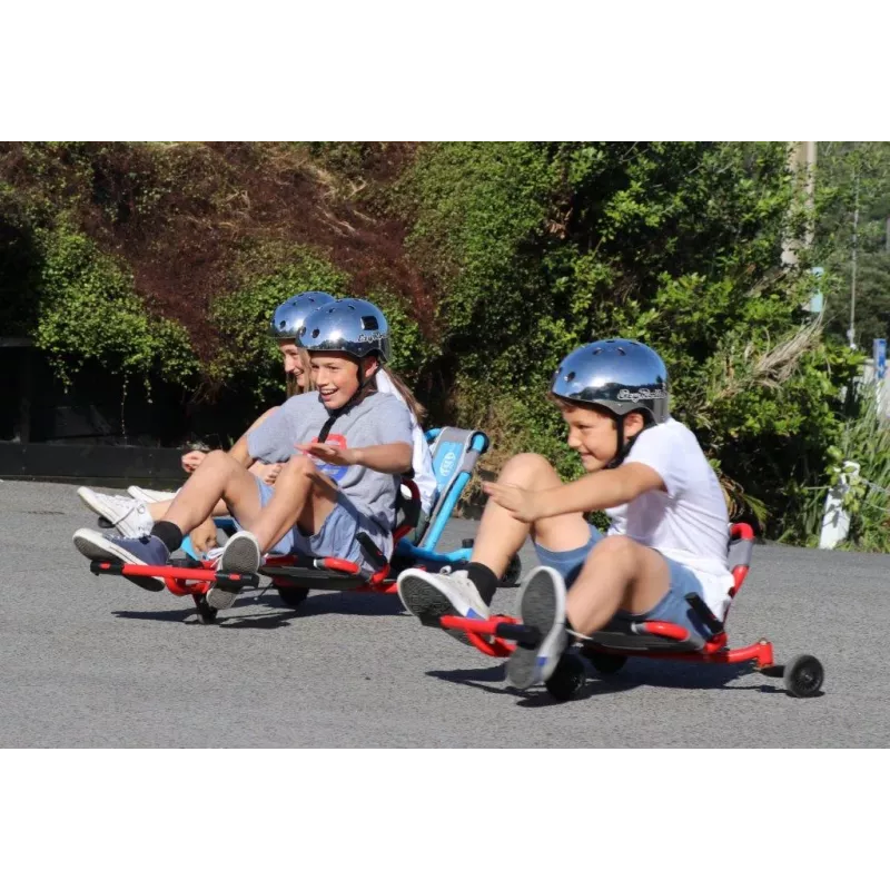 EzyRoller Drifter Pro X jalkakäyttöinen drift-gokart lapsille 10 vuodesta - vihreä