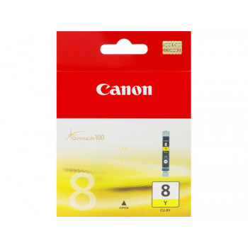 Canon CLI-8Y - 0623B006 - muste keltainen - PIXMA iP3500, iP4500, iP5300, MP510, MP520, MP610, MP960, MP970, MX700, MX850, Pro9000