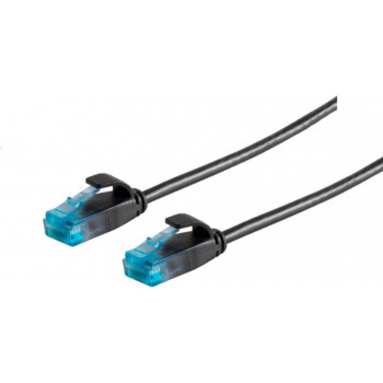 S/CONN maximum connectivity S-Conn 08-22305 U/UTP (UTP) musta 0,3m Cat6 verkkokaapeli (08-22305) - kaapeli - verkko