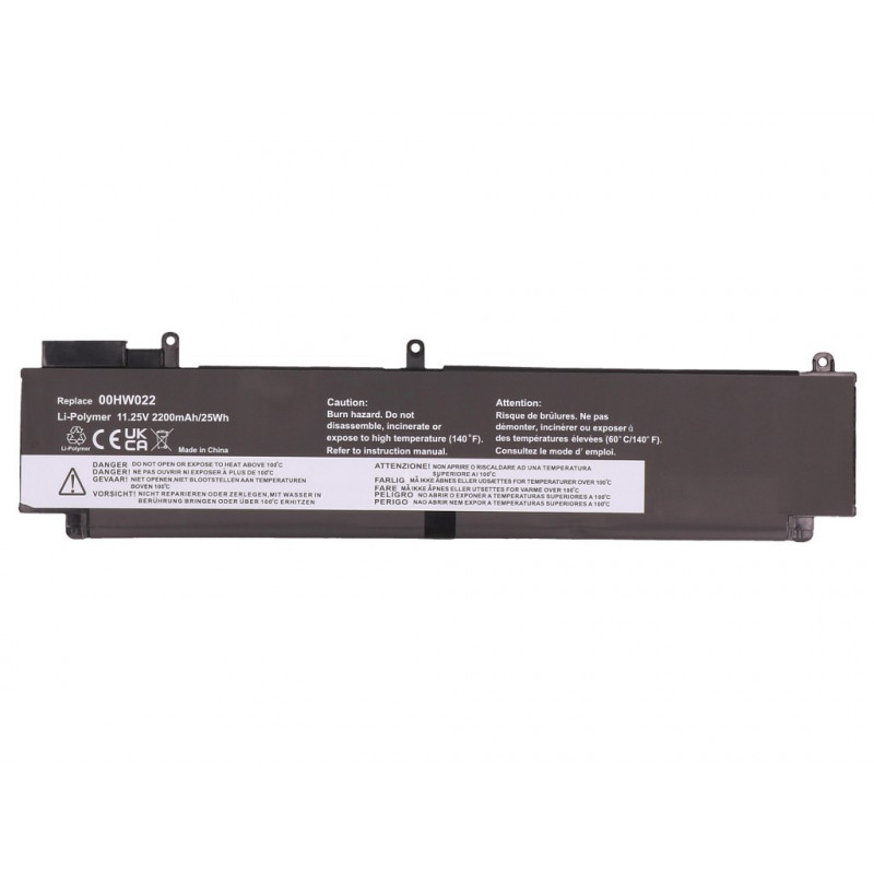 2-Power pääakku Lenovo ThinkPad T460s T470s - akku - 2 200 mAh (2P-00HW023)