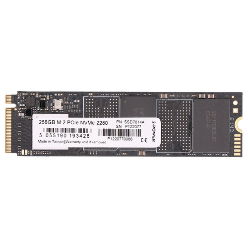 SSD 2-Power 256 GB M.2 2280 PCIe 3.0 x4 NVMe, sisäinen (2P-00UP439)