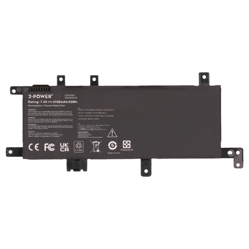 2-Power Asus ViviBook R542U pääakku - akku - 5 000 mAh (2P-0B200-02550000)