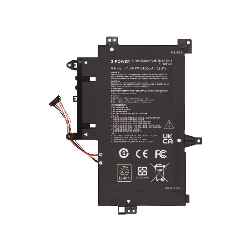2-Power pääakku Asus Transformer Book Flip TP500LA - akku - 3 400 mAh (2P-0B200-00990100)