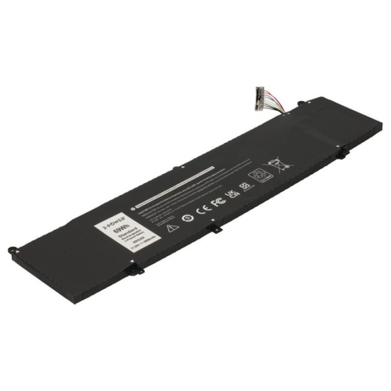 2-power Dell Alienware M15 pääakku - akku - 69 mAh (2P-1F2NN)