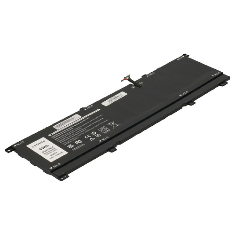 2-power pääakku Dell XPS 15 9575 2-in-1 - akku - 68 mAh (2P-451-BCEY)