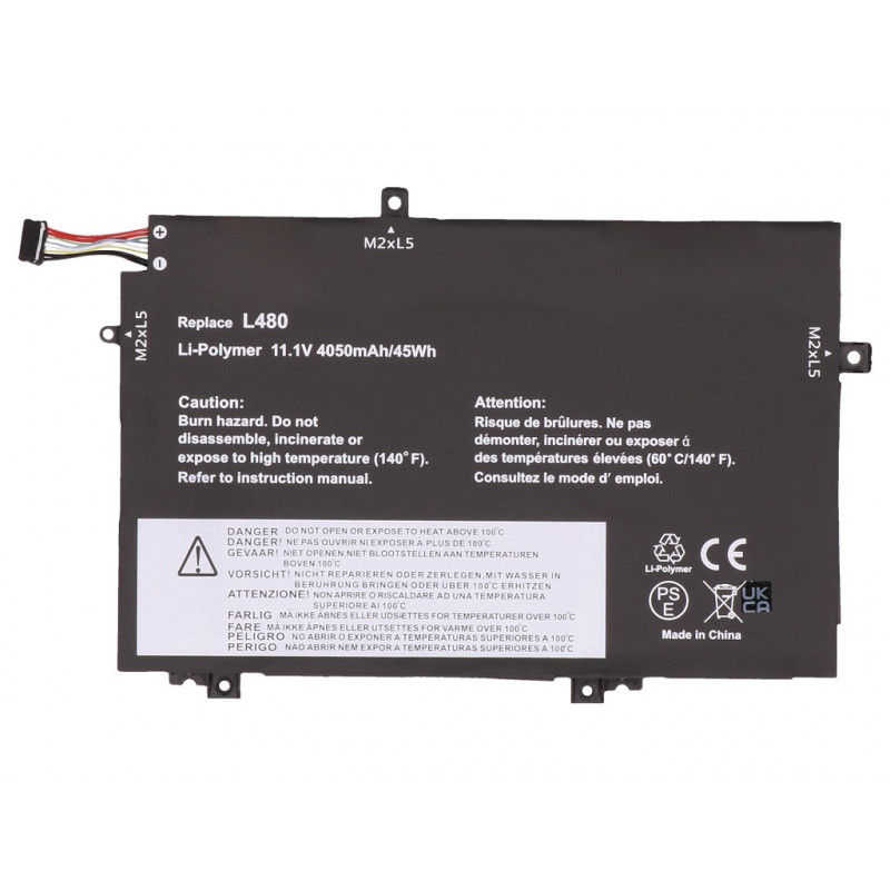 2-POWER pääakku Lenovo ThinkPad L480 20LS - akku - 50 mAh (2P-5B10W13894)