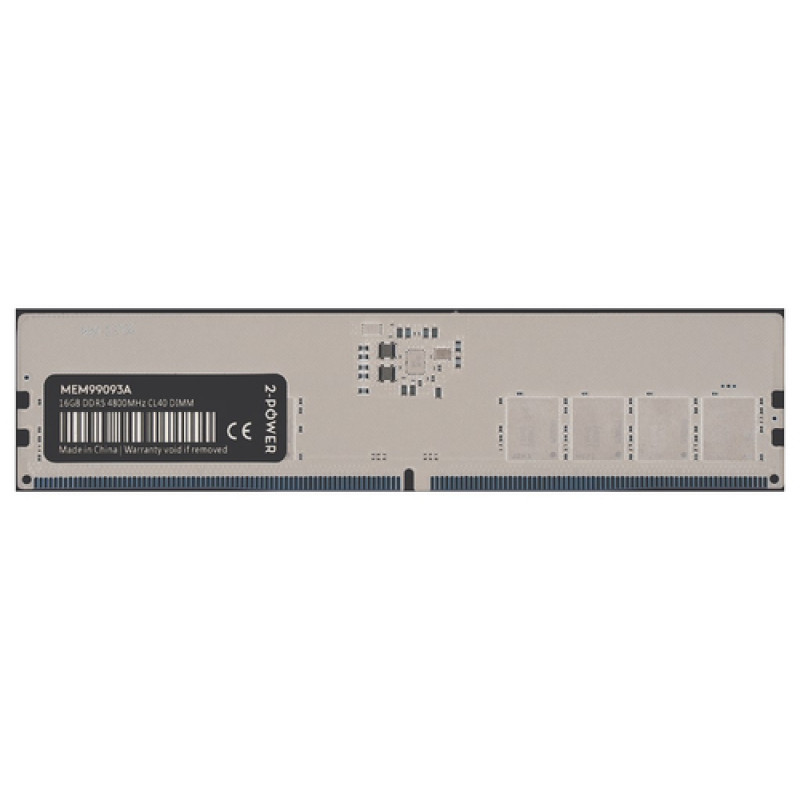 2-Power 8GB DDR5 4800MHz CL40 DIMM (2P-5N21M38482)