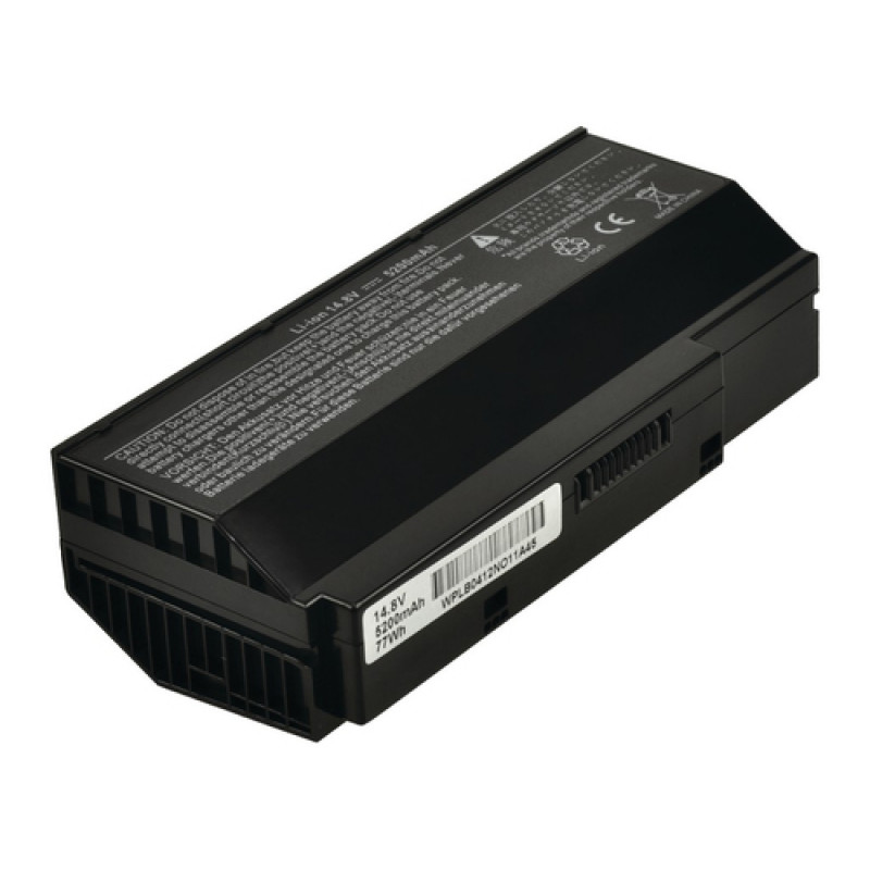 2-Power pääakkupaketti Asus G73 - akku - 5 200 mAh (2P-A42-G73)