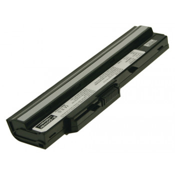 2-Power pääakku MSI Wind U100 musta - akku - 4 400 mAh (2P-B-5046)