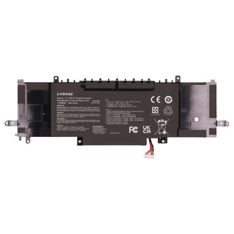 2-Power pääakku - akku - 3 400 mAh (2P-C31N1841)