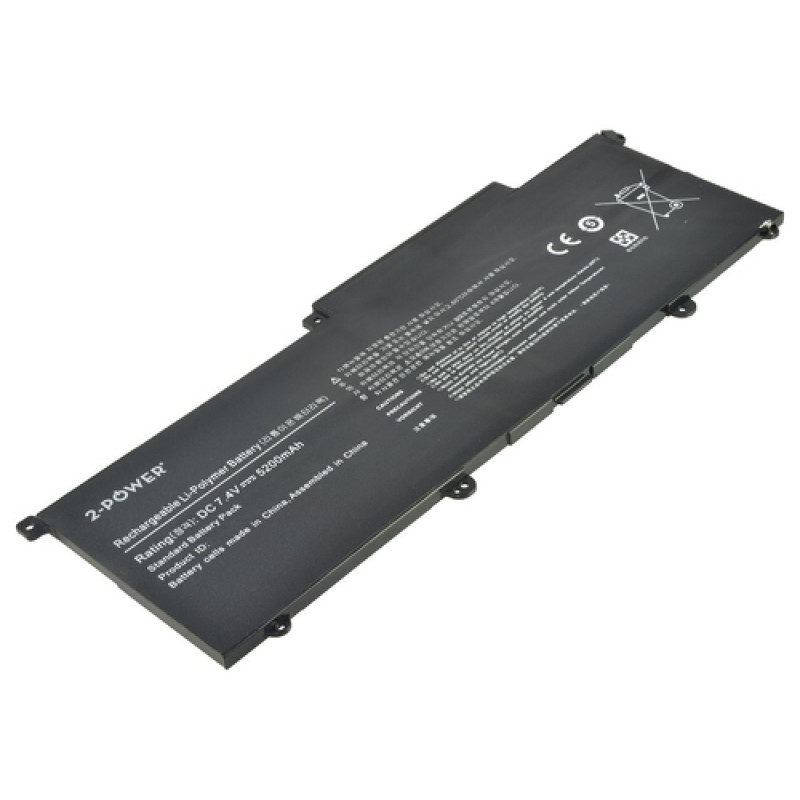 2-power Samsung 900X3C pääakku - akku - 5 200 mAh (2P-BA43-00350A)
