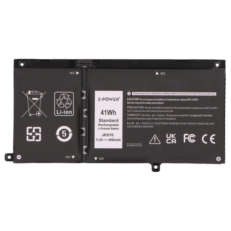 2-Power pääakkupaketti Dell Vostro 5502 - akku - 41 mAh (2P-JK6Y6)