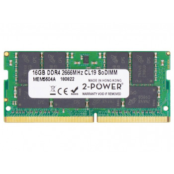 2-power 2P-KF426S15IB1/16 - 16 GB - 1 x 16 GB - DDR4 - 2666 MHz - 260-pin SO-DIMM