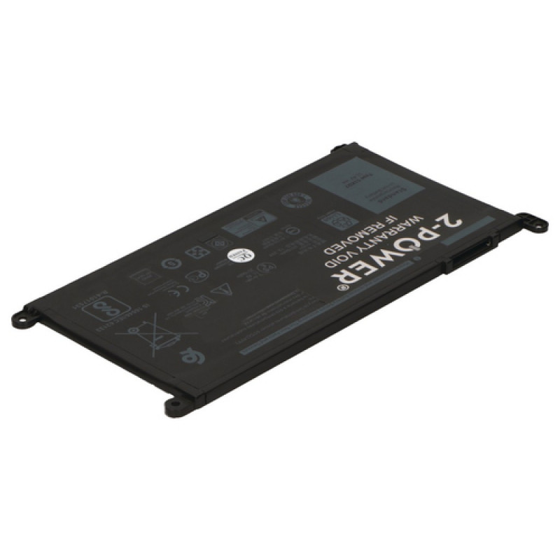 2-power pääakku Dell Chromebook 11 3180 - akku - 3 400 mAh (2P-FY8XM)