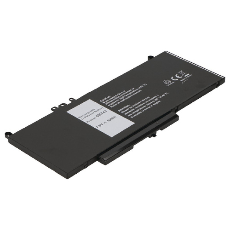 2-Power pääakku 44Wh Dell Latitude E5470 - akku - 44 mAh (2P-HK6DV)