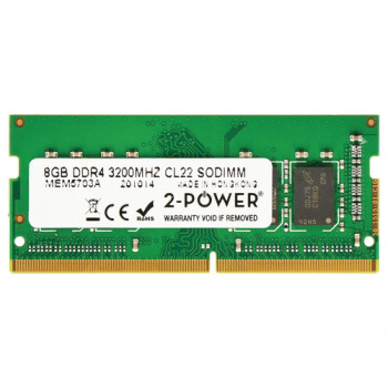 2-power 2P-KRVFX - 8 GB - 1 x 8 GB - DDR4 - 3200 MHz
