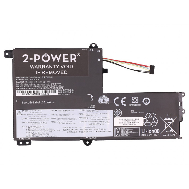 2-power 2P-L15M3PB0 - akku - akku 46 mAh 11,4 V