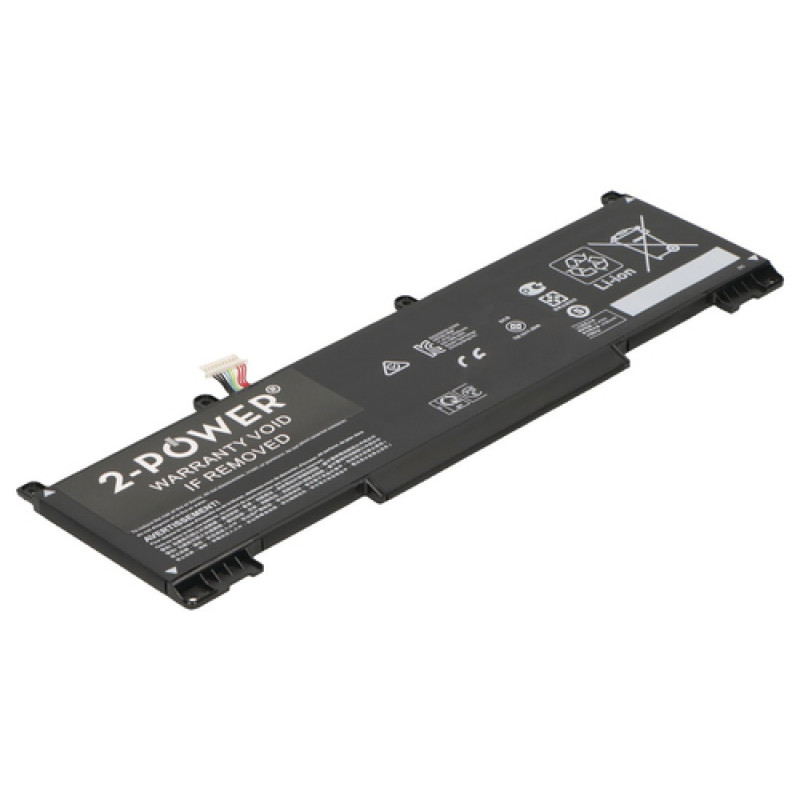 2-POWER pääakku 11,4 V 3950 mAh