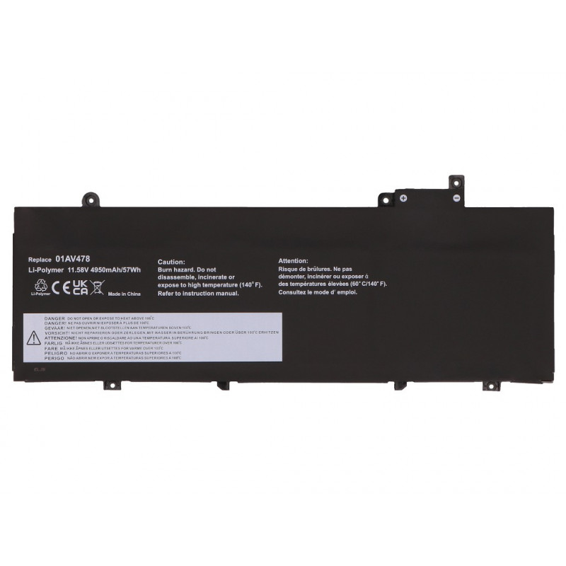 2-Power pääakku Lenovo ThinkPad T480s 20L7 - akku - 44 mAh (2P-SB10K97620)