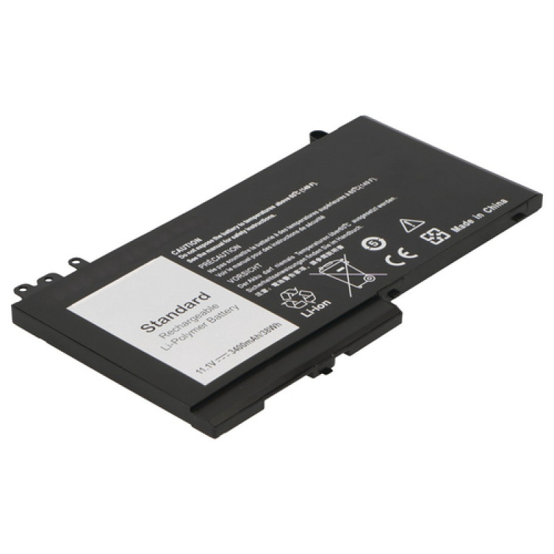 2-Power pääakku Dell Latitude E5550 - akku - 3 400 mAh (2P-TNMFF)