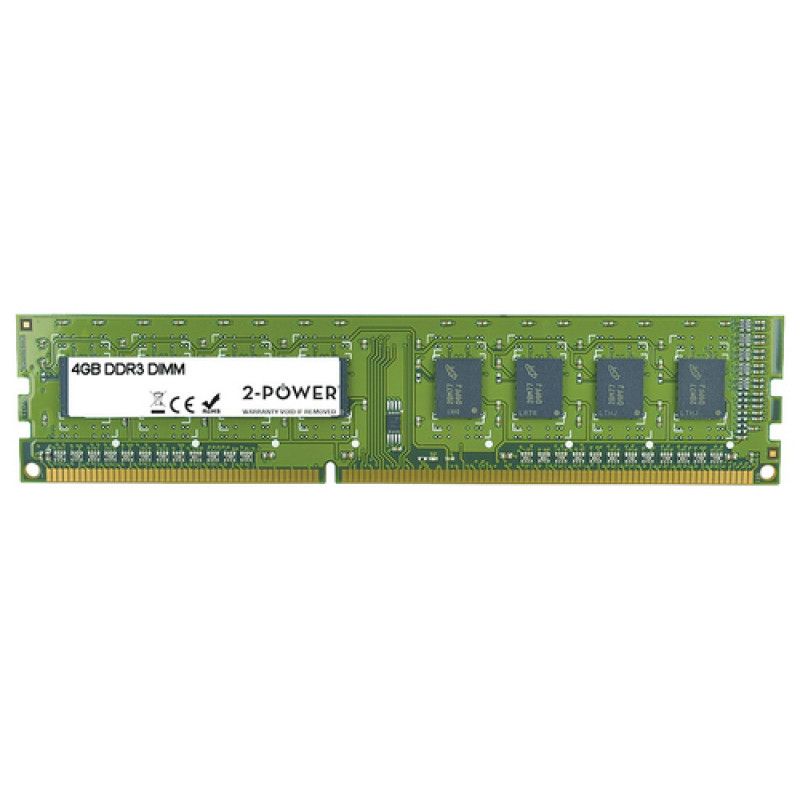 2-power 2PDPC31600UDDC14G - 4 GB - 1 x 4 GB - DDR3 - 1600 MHz - vihreä