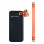 Verbatim 32418 Pocket SSD, 256 GB, USB Type-C, USB 3.2 Gen 2, 1000 MB/s, musta/oranssi