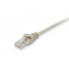 Equip verkkokaapeli Cat6A U/UTP 2xRJ45 1,50m beige LSZH polybag