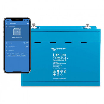 LiFePO4-akku 12,8V/200Ah - Smart