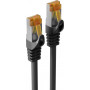 ShiverPeaks verkkokaapeli patch-kaapeli Cat6A S/FTP ulkokäyttöön musta - verkko - CAT 6a (BS08-26045)